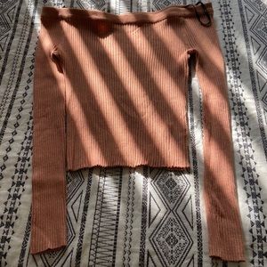 Off shoulder sweater